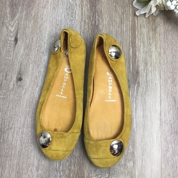 Jeffrey Campbell RELEASE Suede Button Flats - Picture 7 of 10